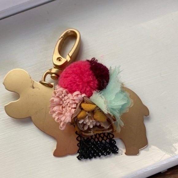Anthropologie Well Dressed Animal Bear Keychain - Picture 4 of 5